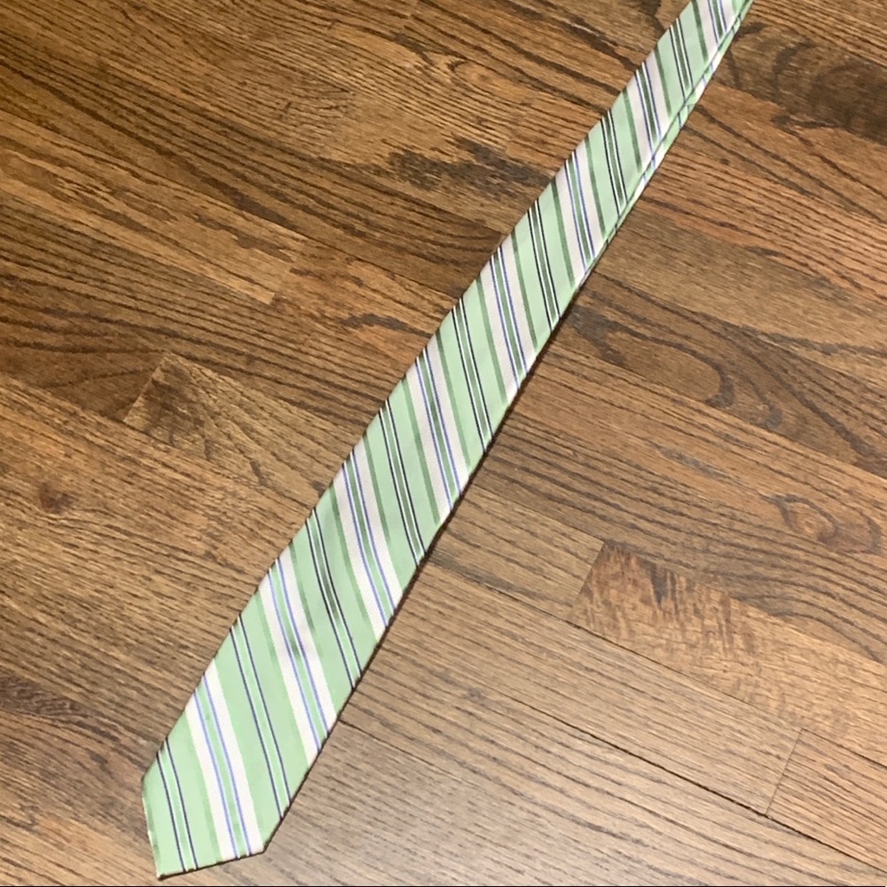 Club Room Green Stripes Tie